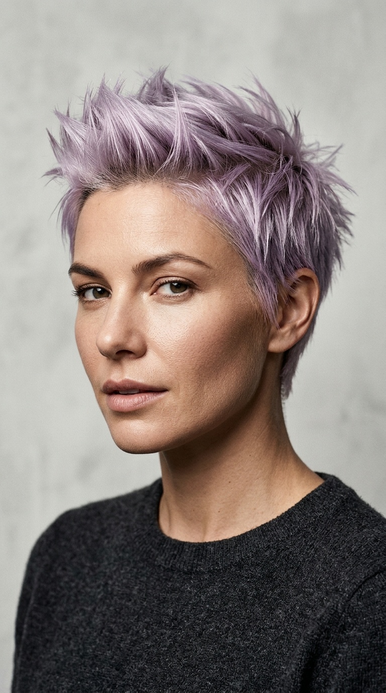 Soft Pastel Lavender Spikes