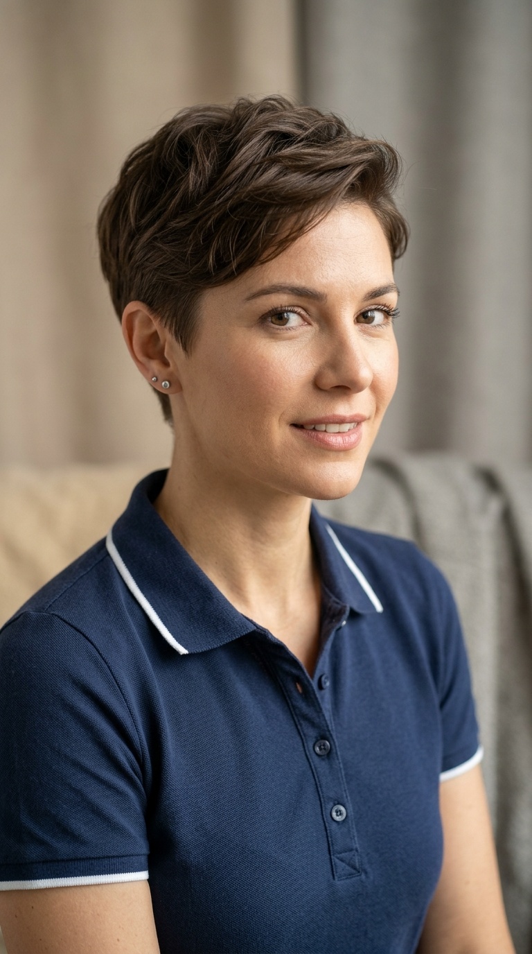 Soft Pixie with Tapered Sides