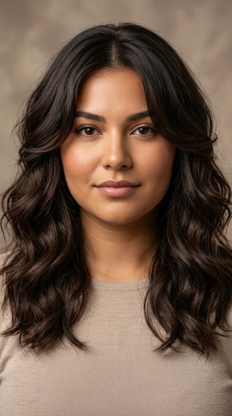 Soft Romantic Waves with Wispy Layers