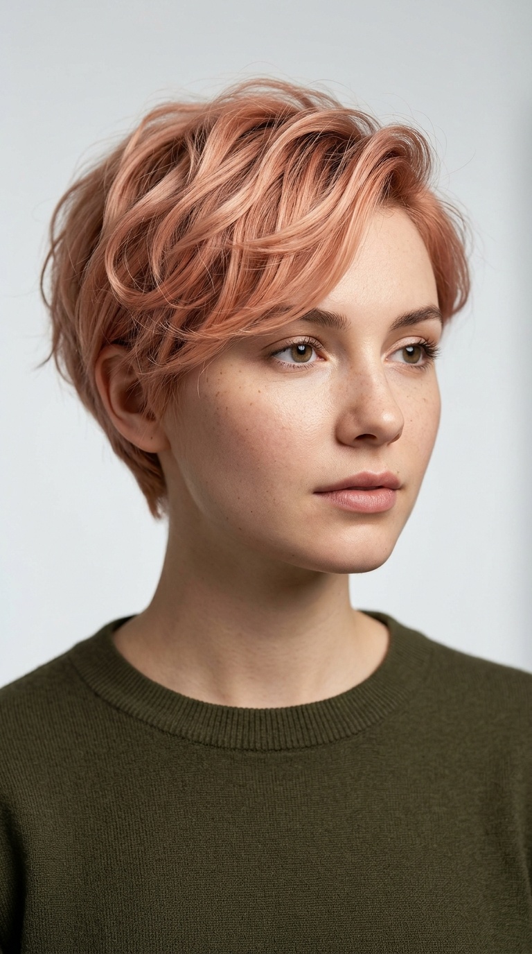 Soft Rose Gold Gamine