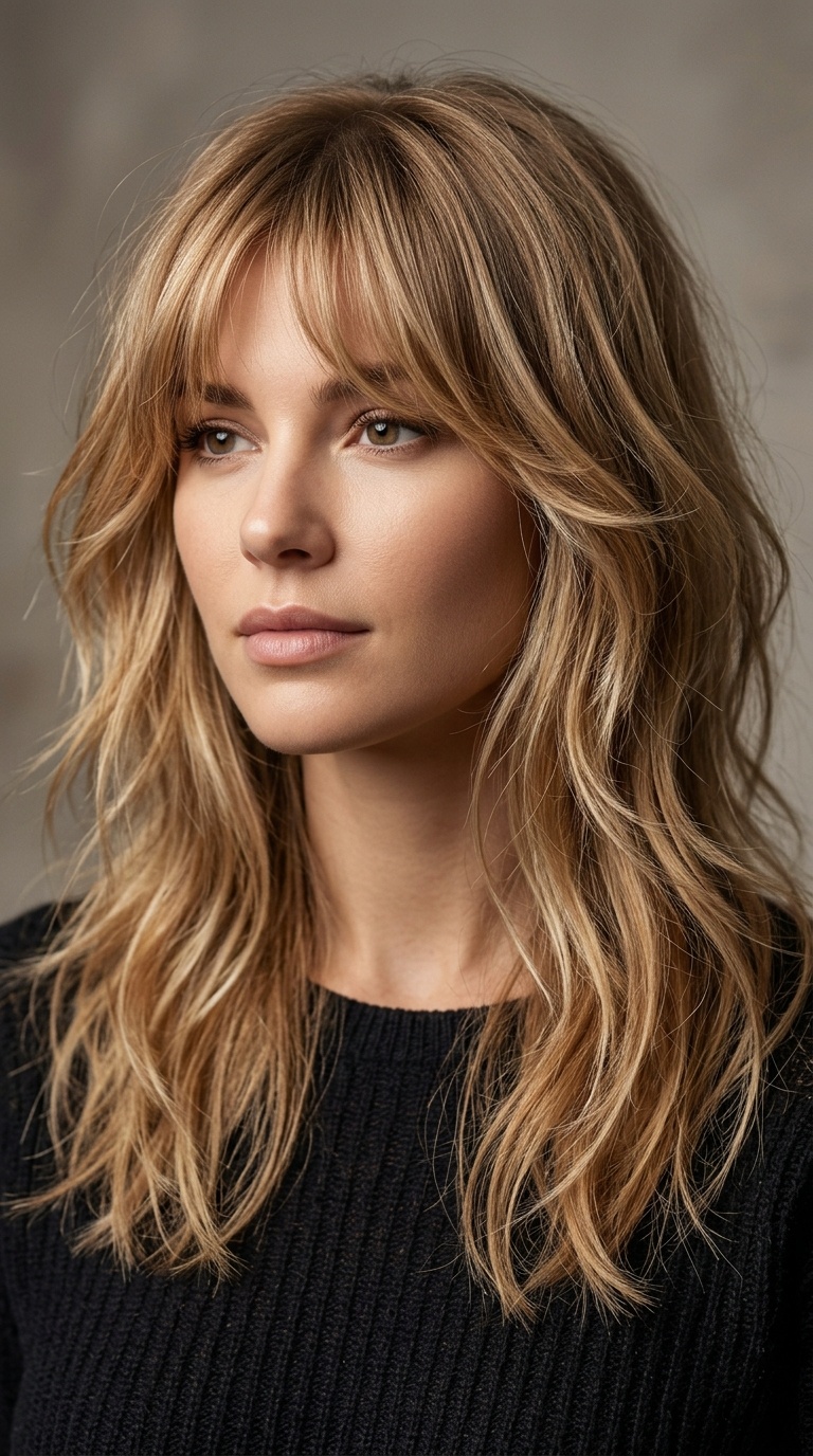 Soft Scissor-Cut Shag