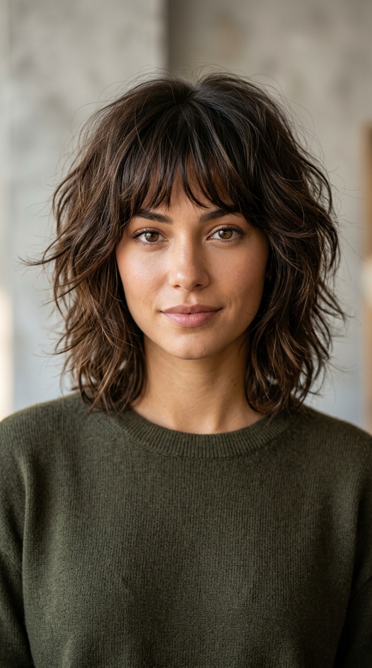 Soft Shag with Bangs