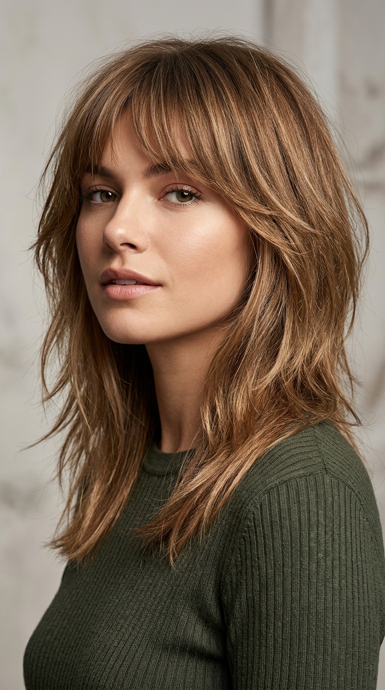 Soft Shag with Bangs
