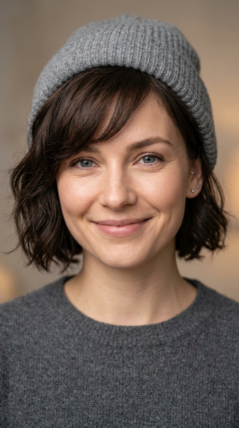 Soft Side-Swept Bangs