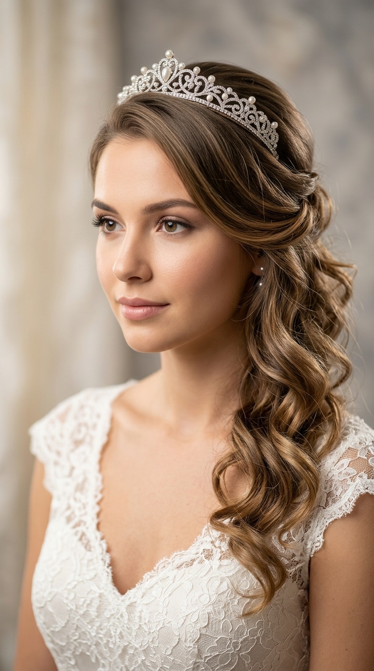 Soft Side-Swept Curls
