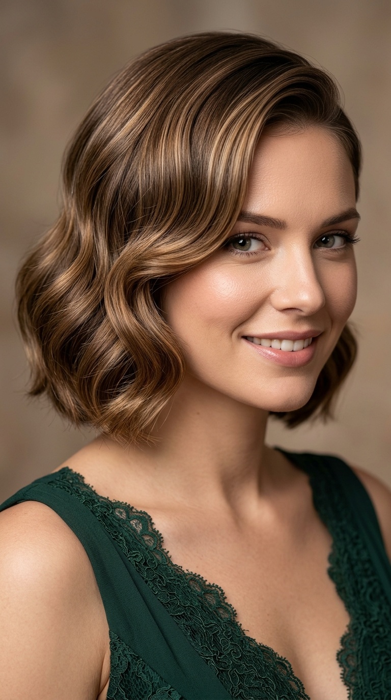 Soft Side-Swept Hollywood Waves