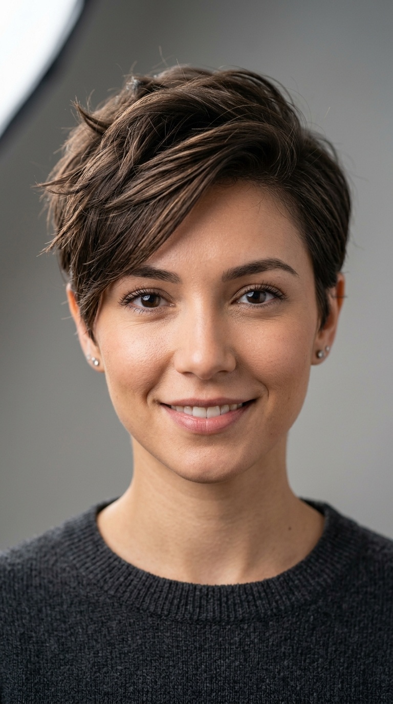 Soft-Spiked Side-Swept Crop