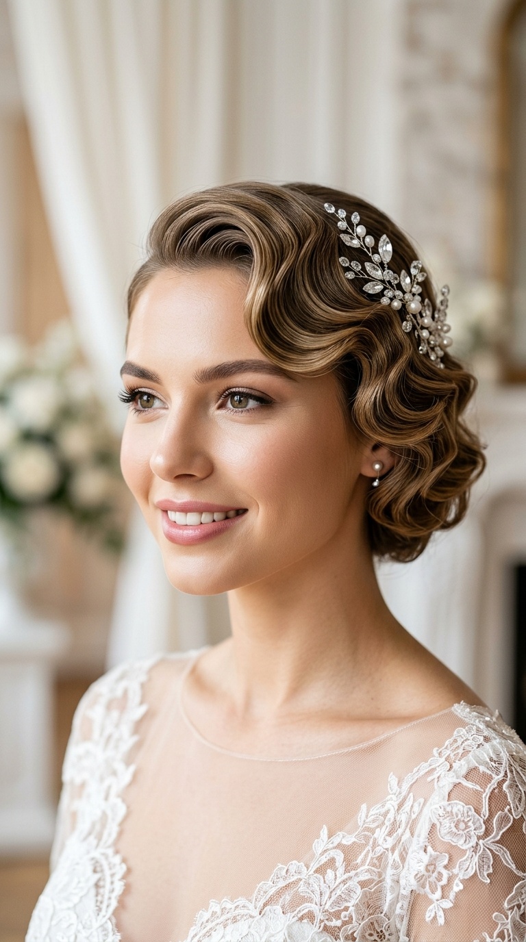 Soft Vintage Finger Waves
