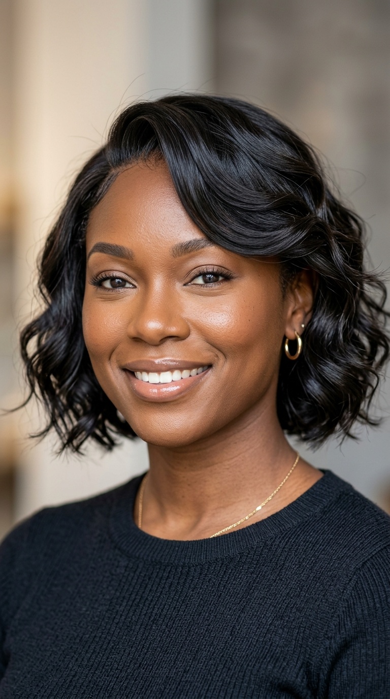 Soft Waves with Side Swoop