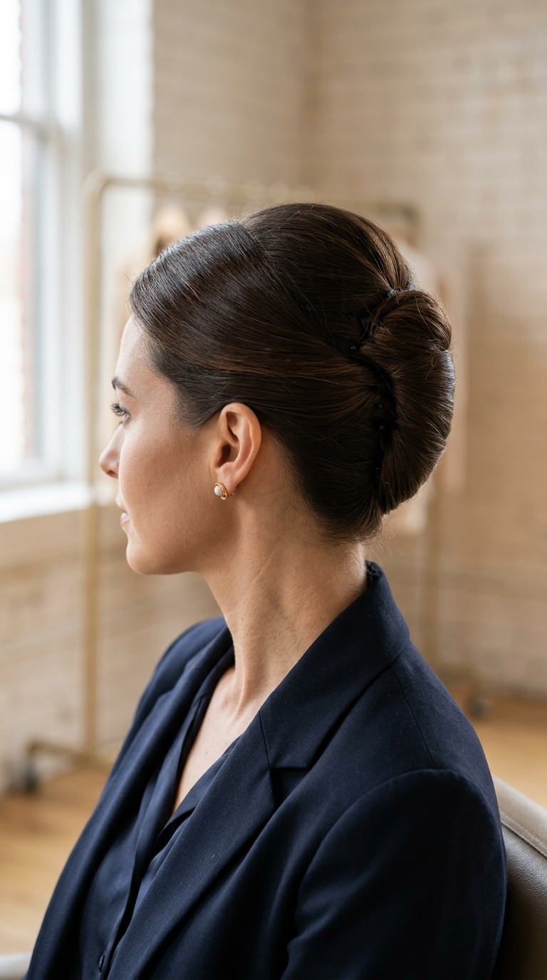 Sophisticated French Twist Bun