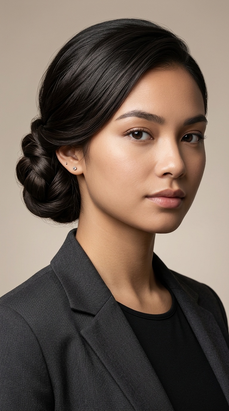 Sophisticated Side-Swept Bun
