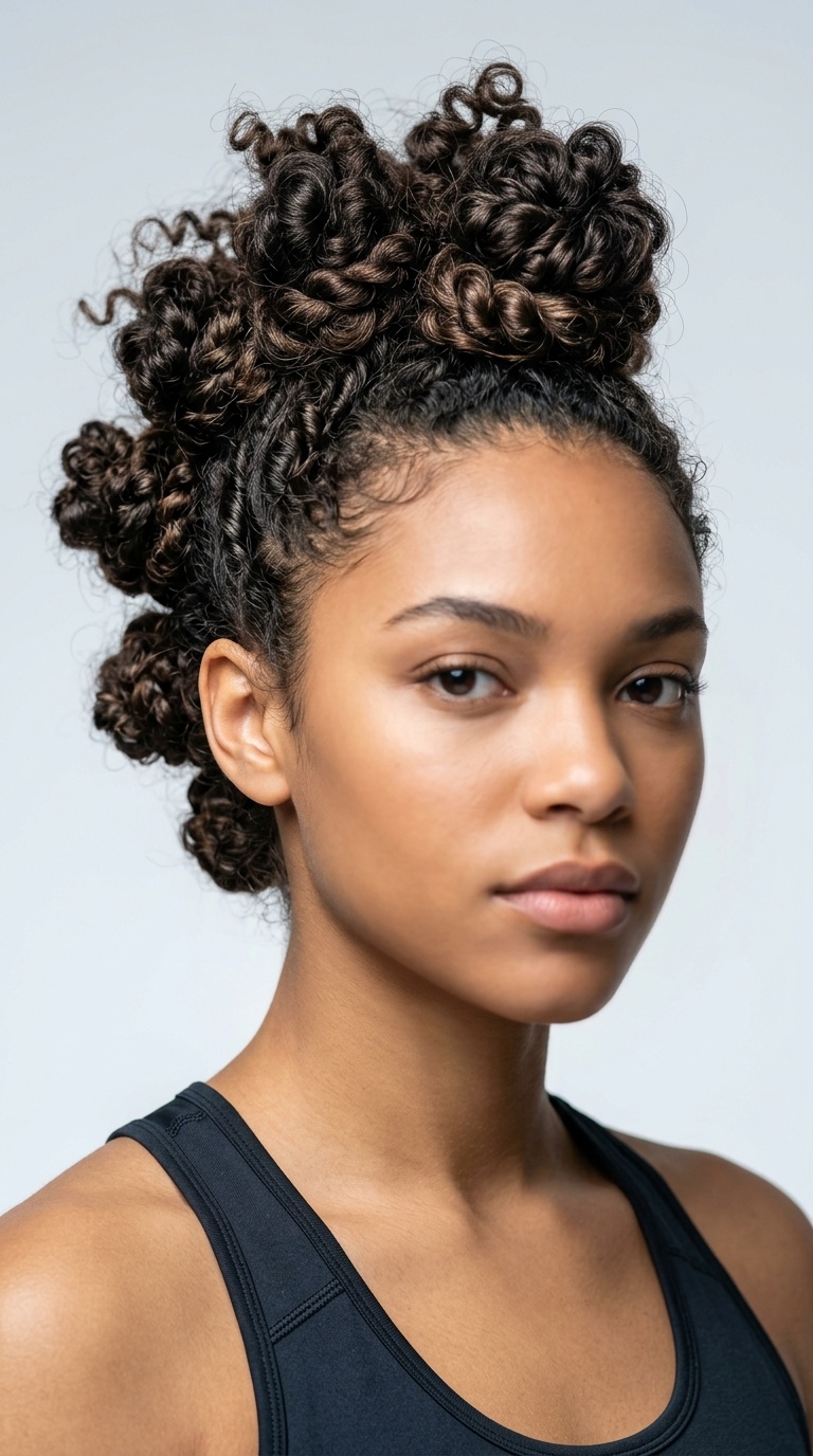 Space Bun Mohawk