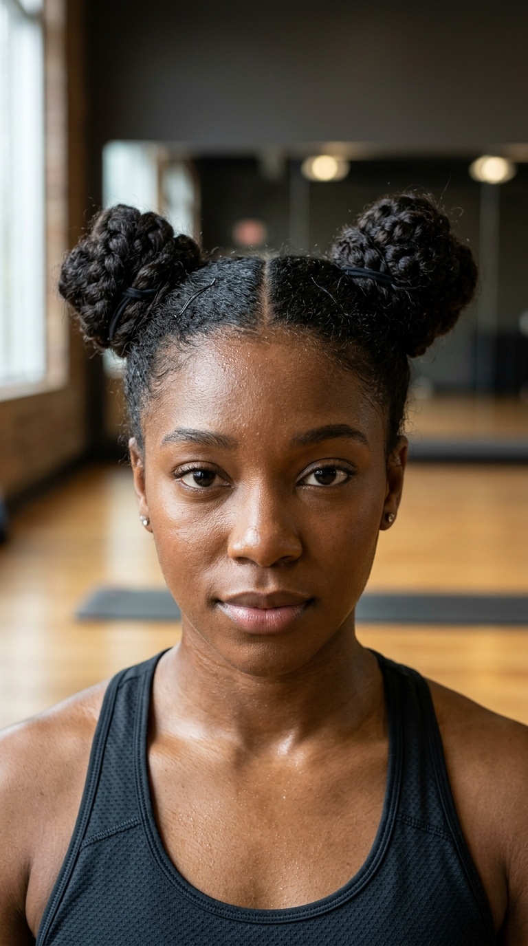 Space Bun Pigtails
