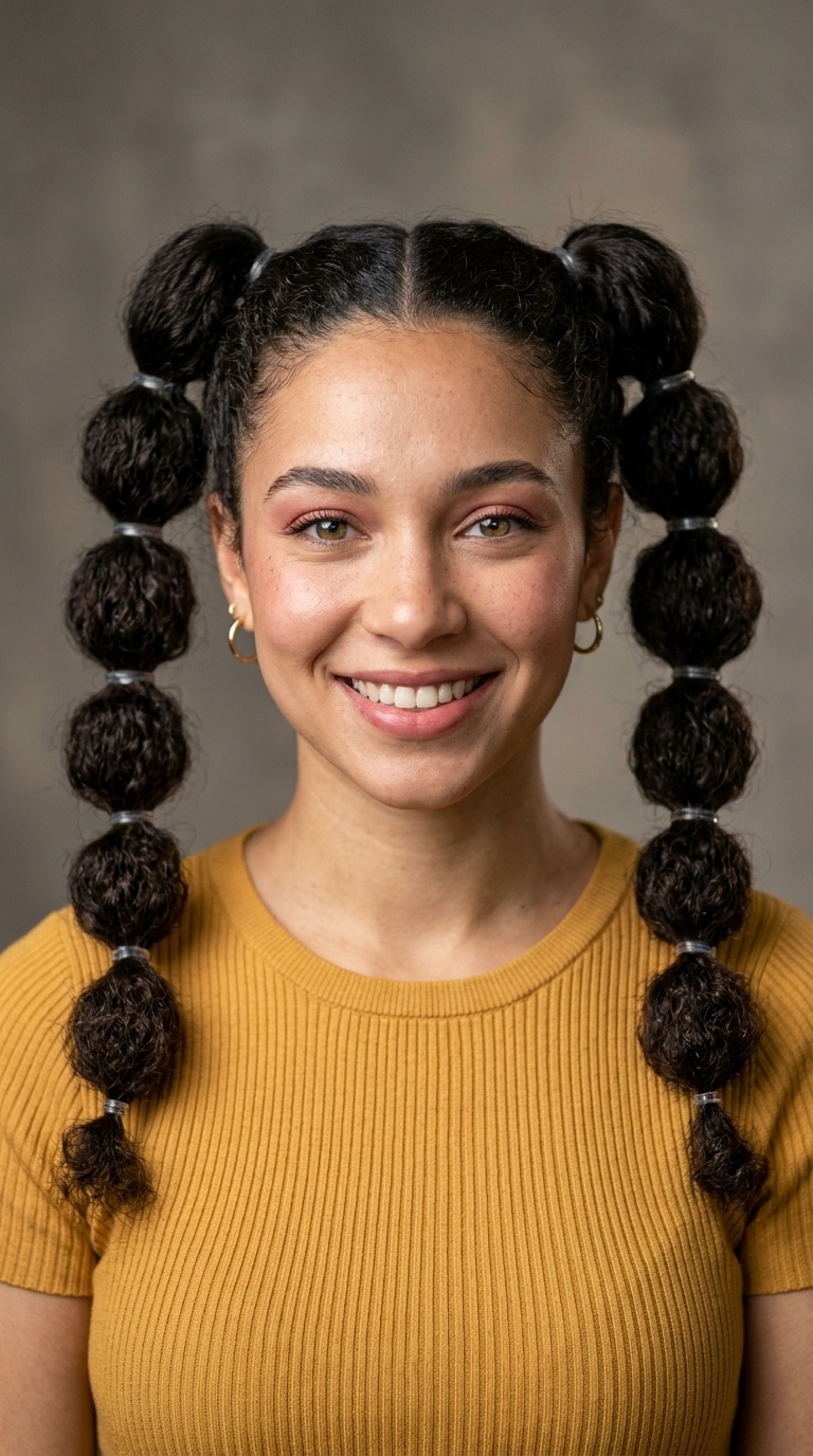 Space Bun Pigtails