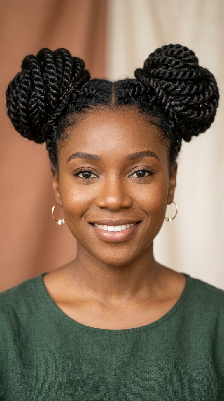 Space Bun Protective Twists
