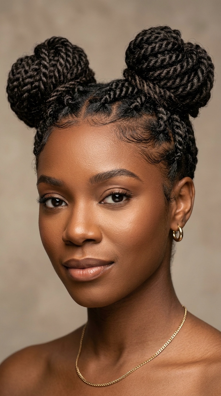Space Bun Twists