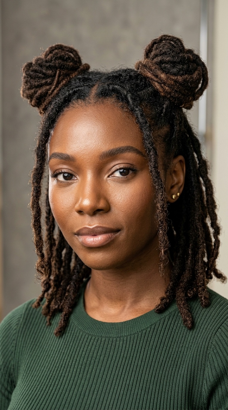 Space Buns for Locs