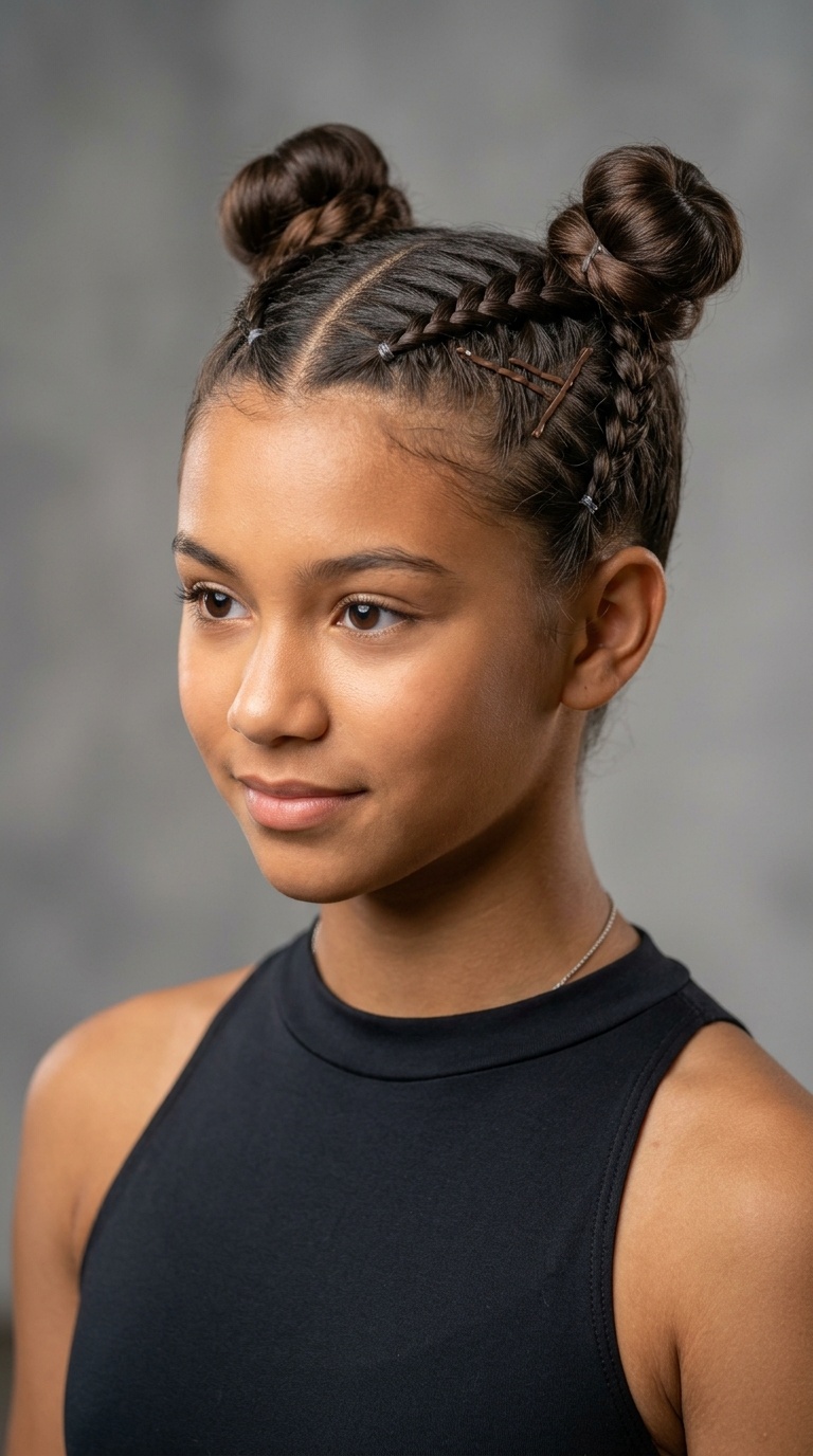 Space Buns with Braided Bases