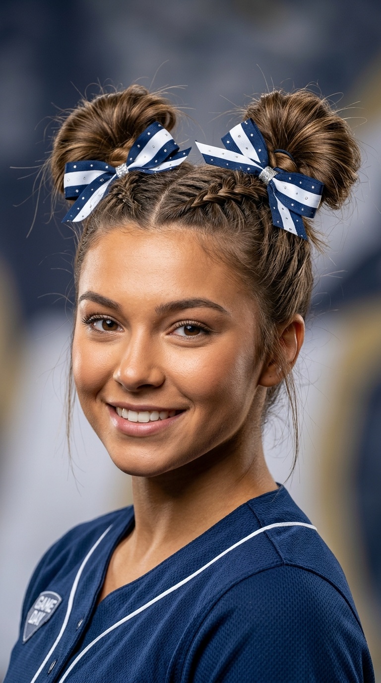 Space Buns with Braided Bases and Bows
