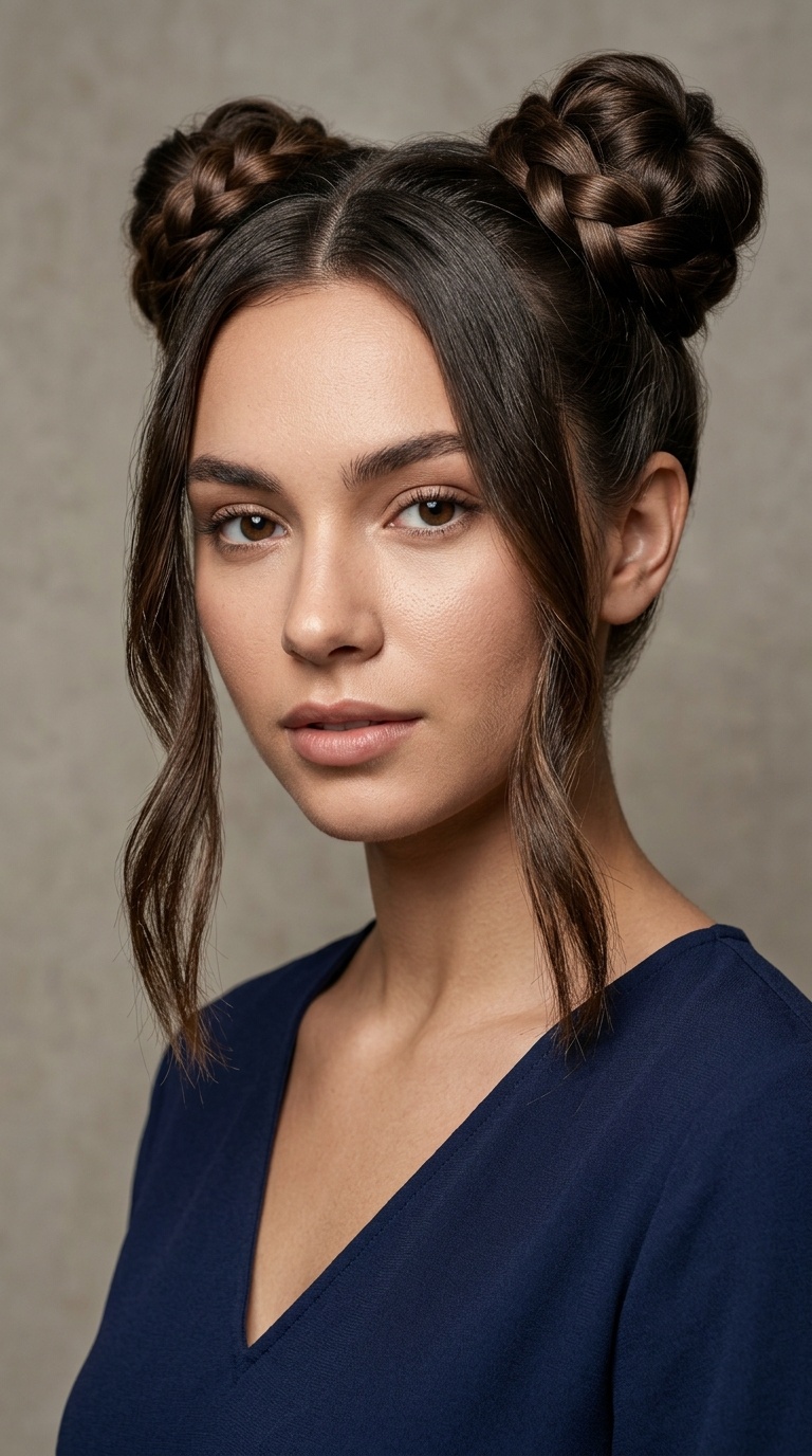 Space Buns with Chunky Front Sections