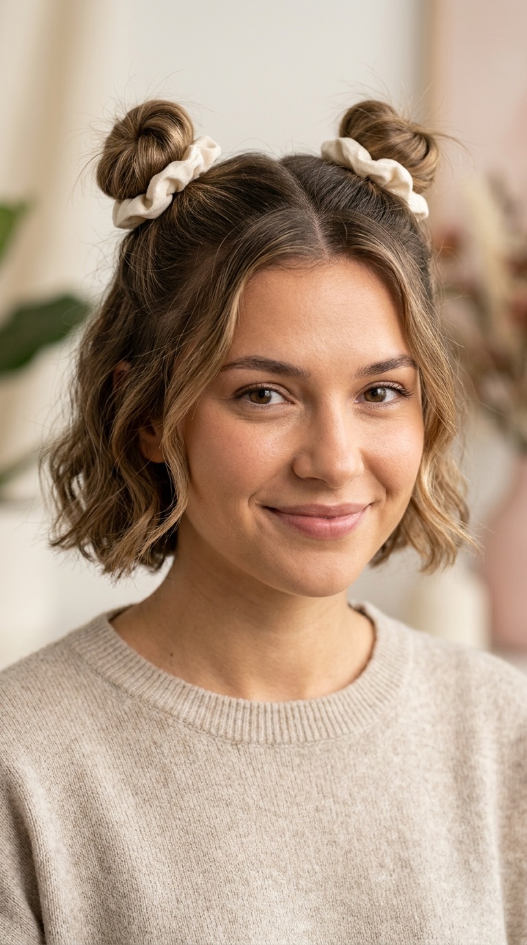 Space Buns with Soft Ties