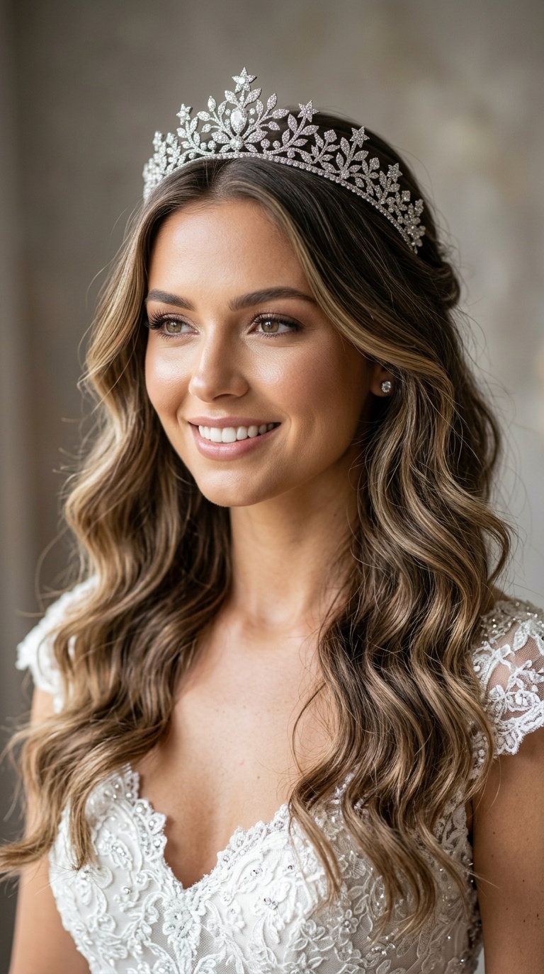 Sparkling Tiara and Sea-Salt Waves