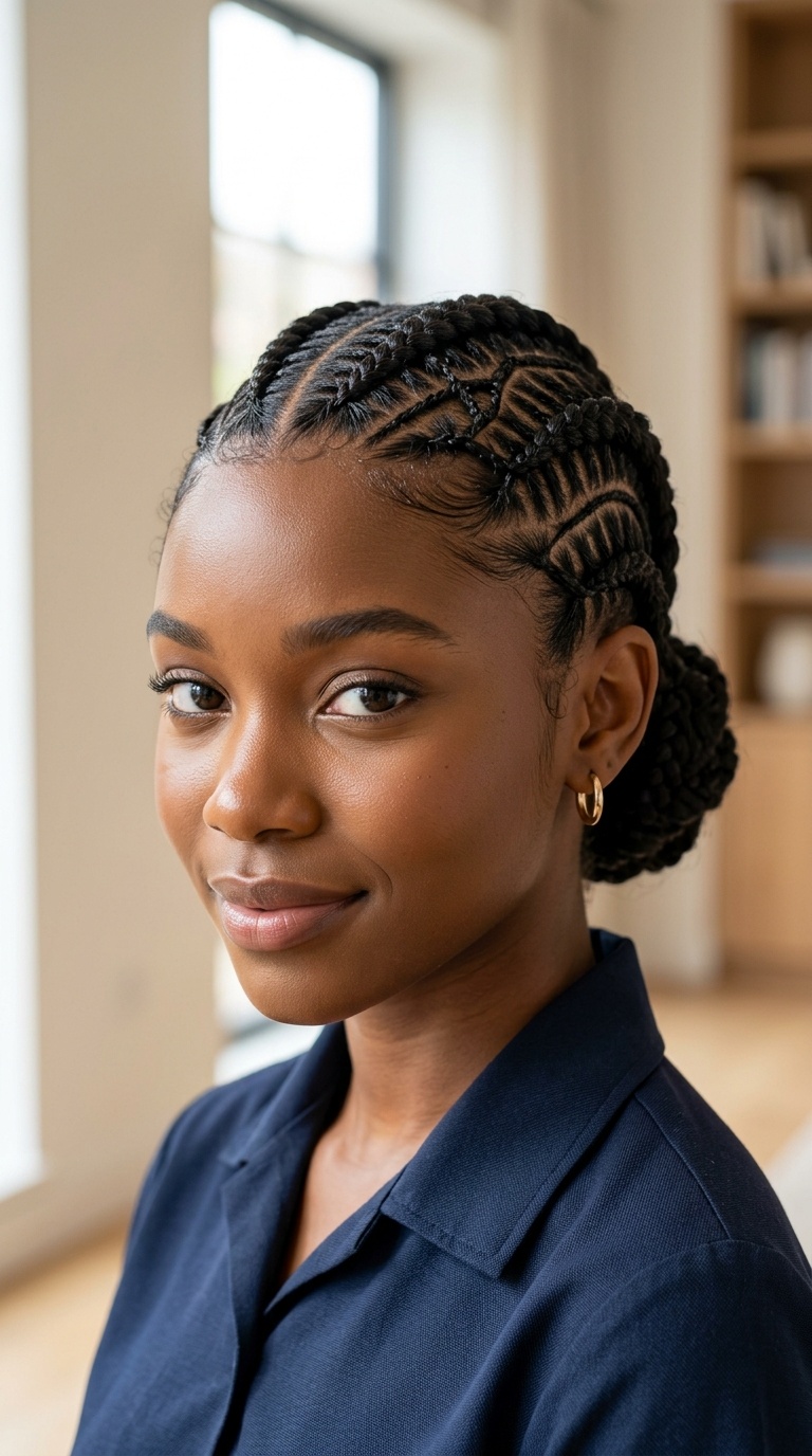 Spider-Web Cornrows