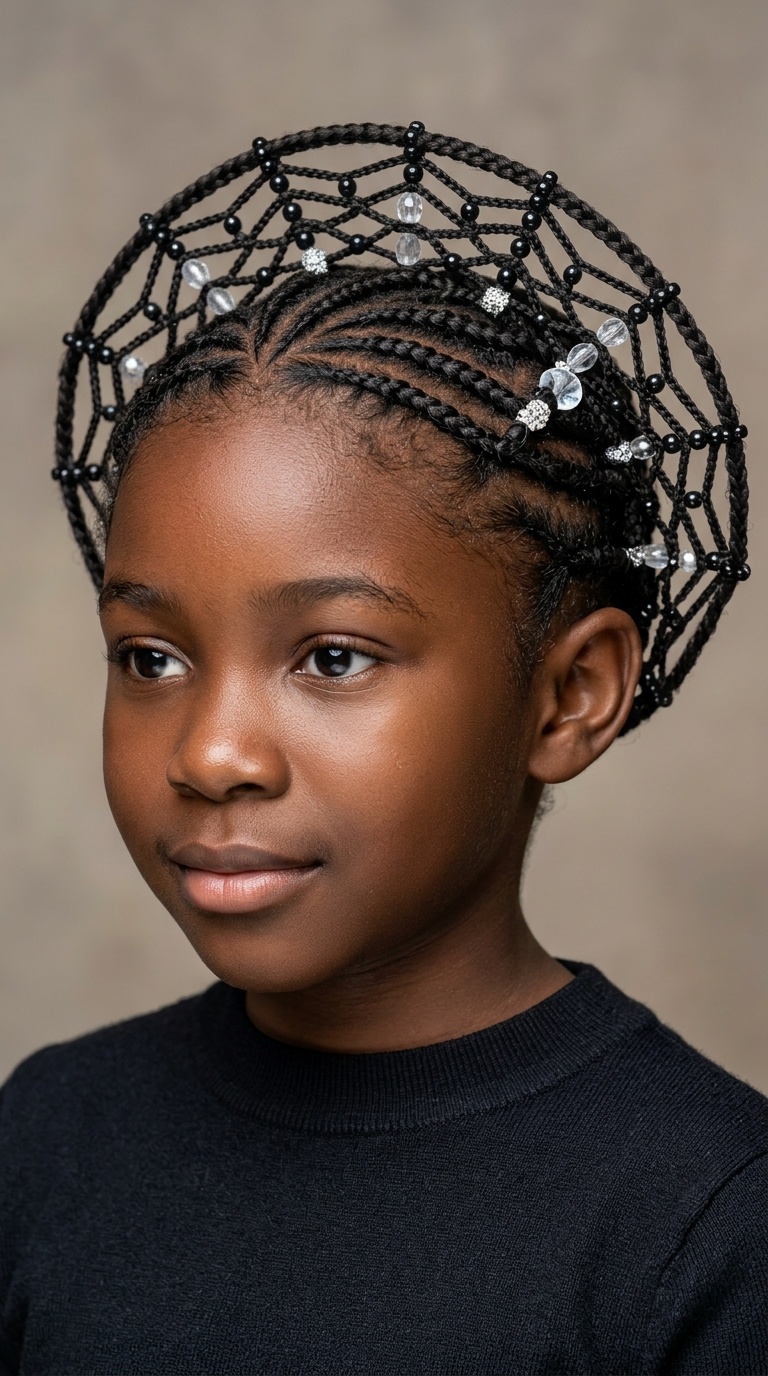 Spiderweb Crown Accent