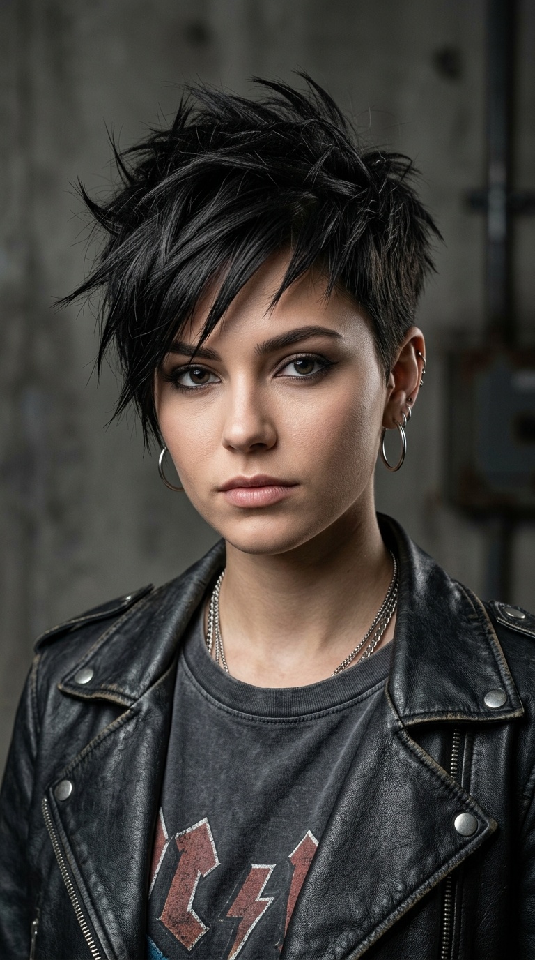 Spiky Asymmetrical Crop