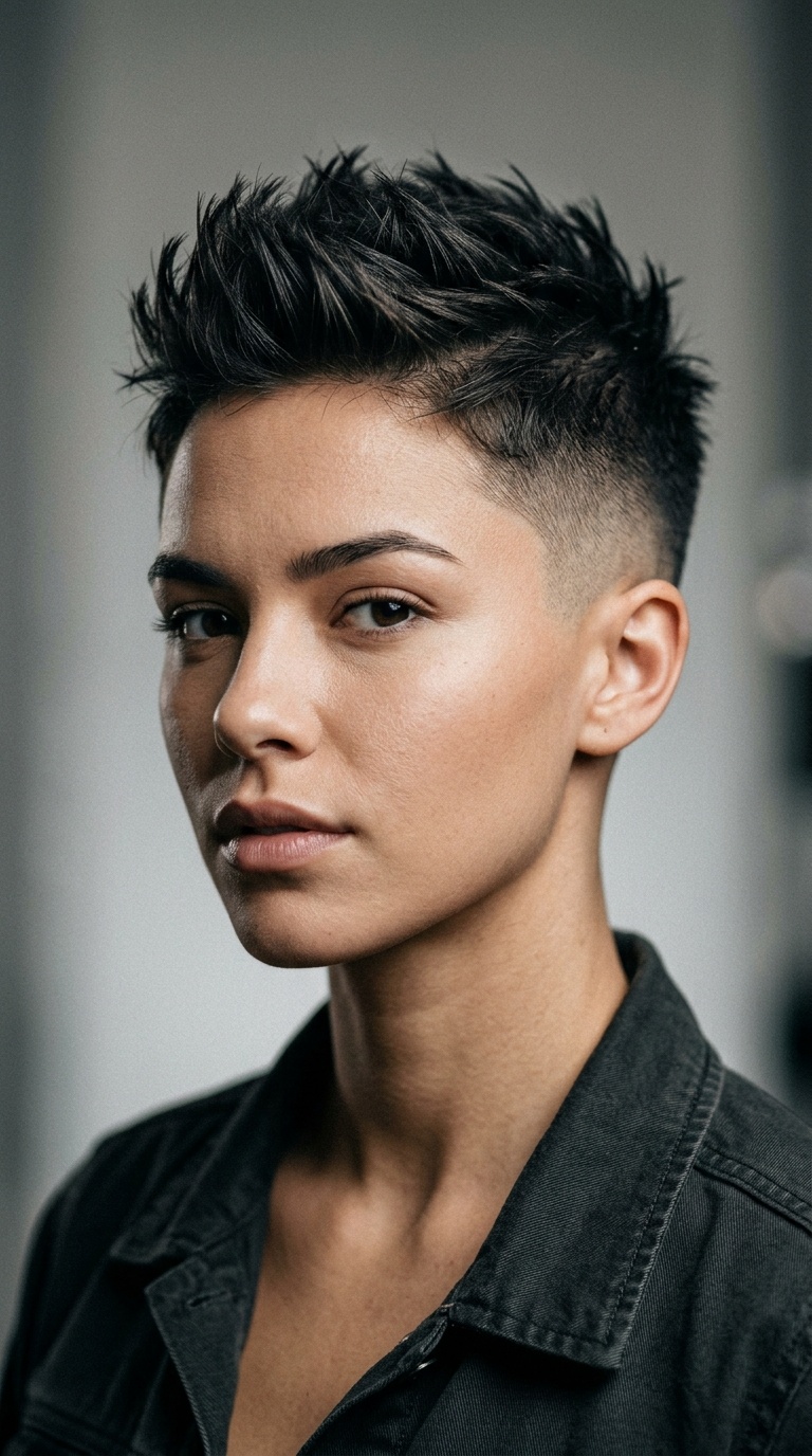 Spiky Skin Fade