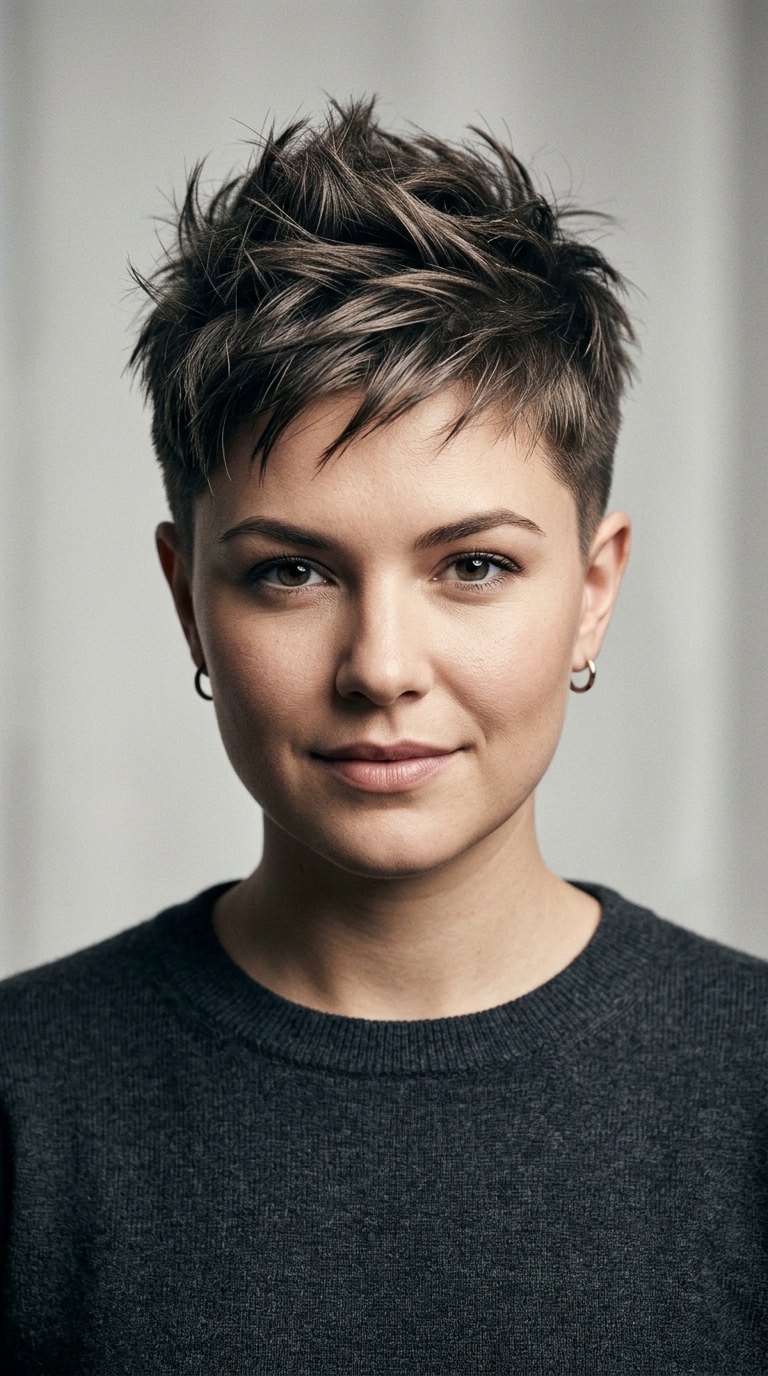 Spiky Tapered Pixie
