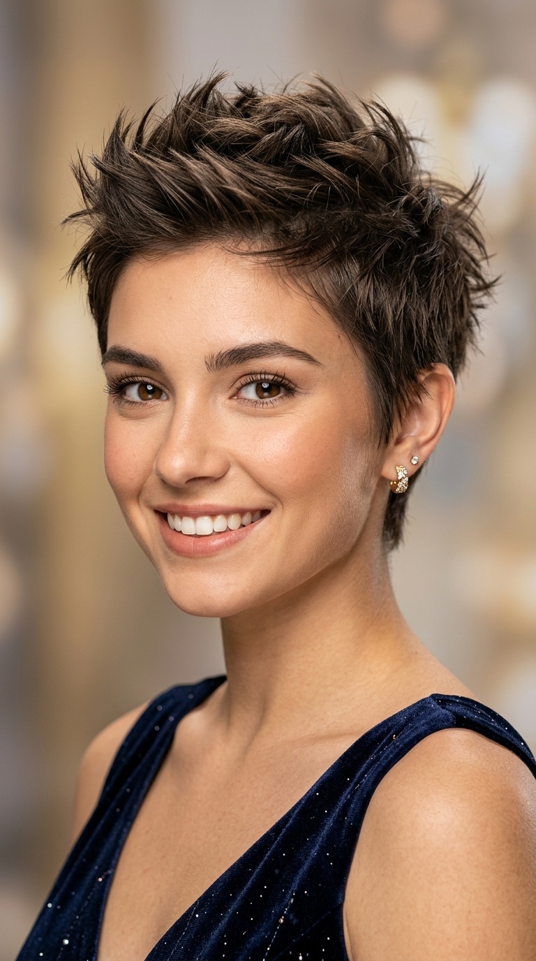 Spiky Textured Pixie
