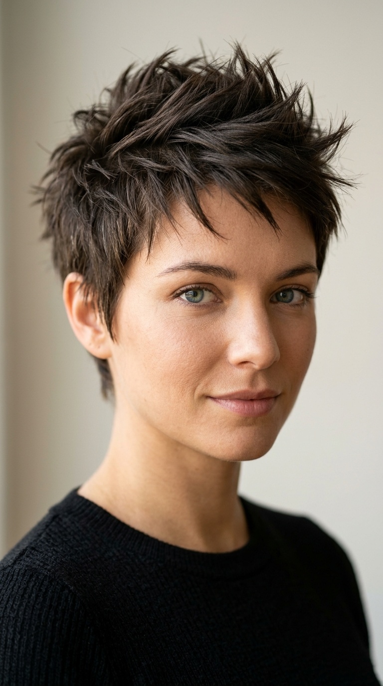 Spiky Textured Pixie