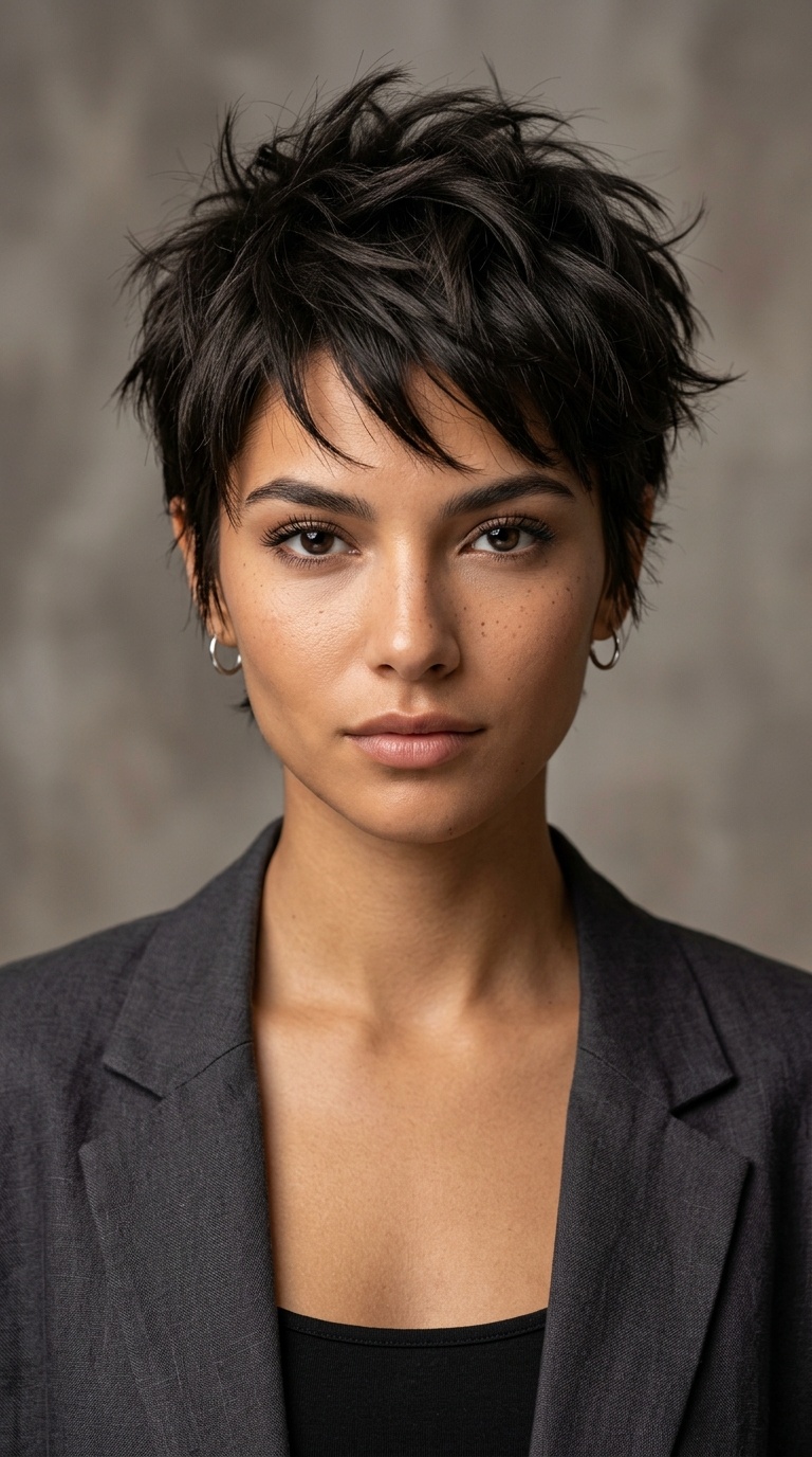 Spiky Textured Pixie
