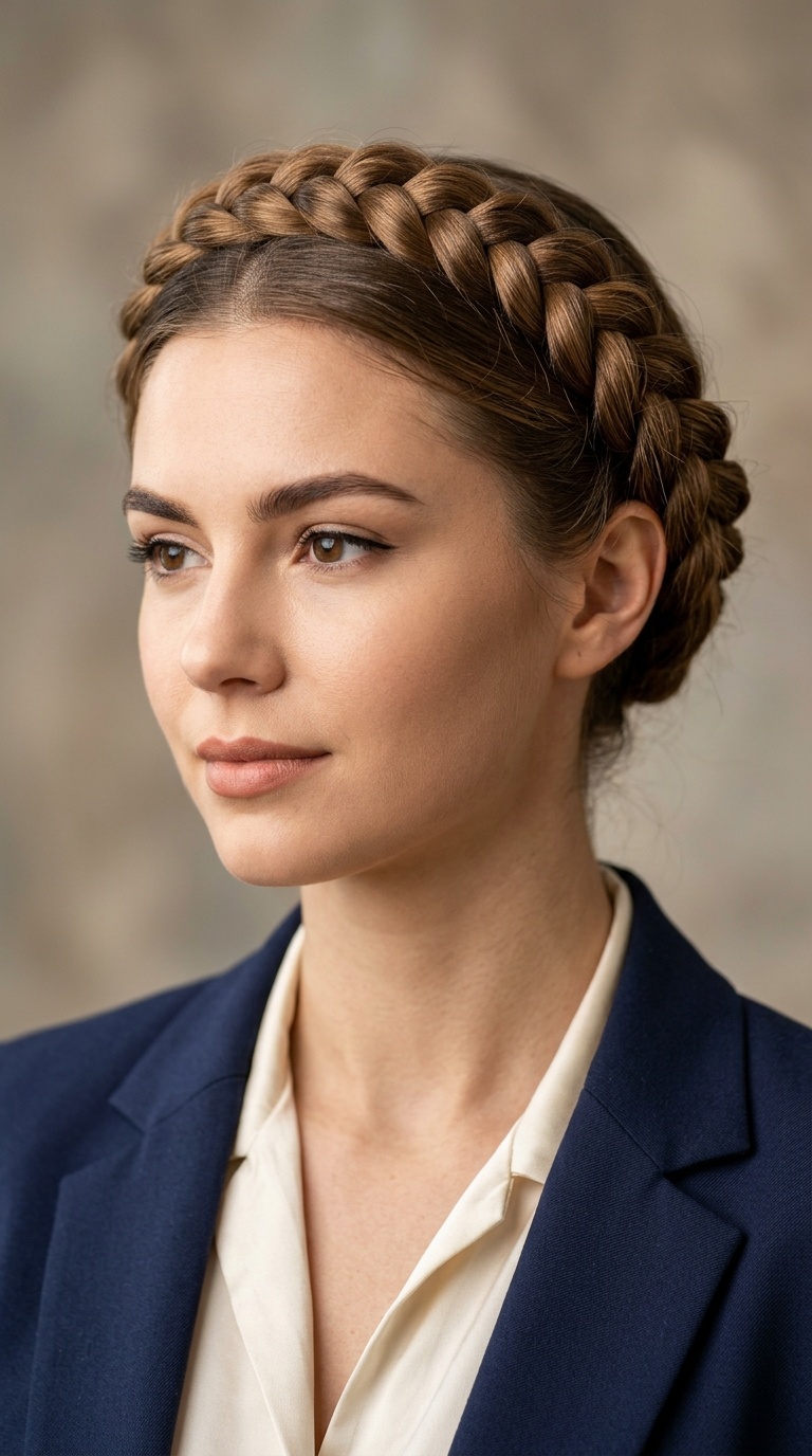 Spiral Crown Braid