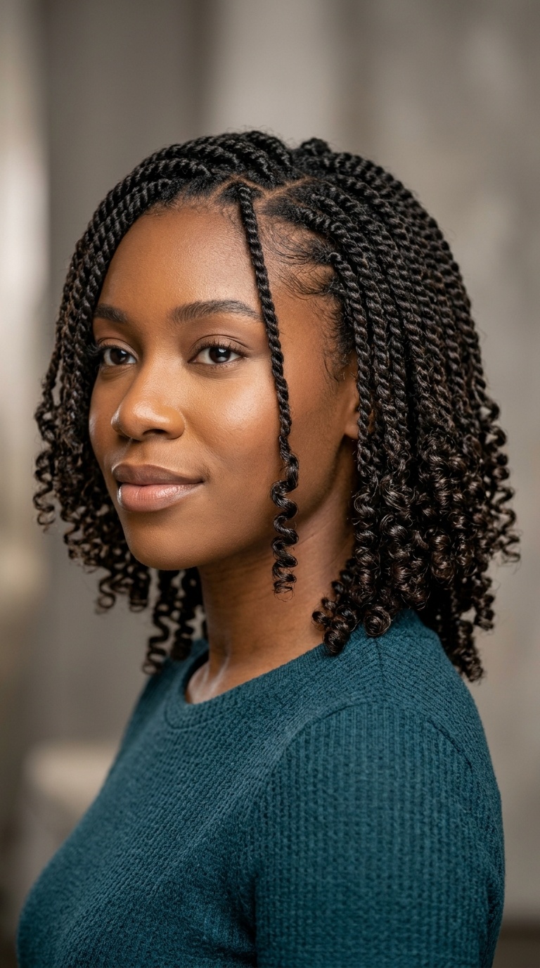 Spiral-Curled Mini Twists