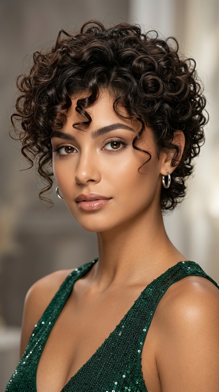 Spiral Perm Pixie