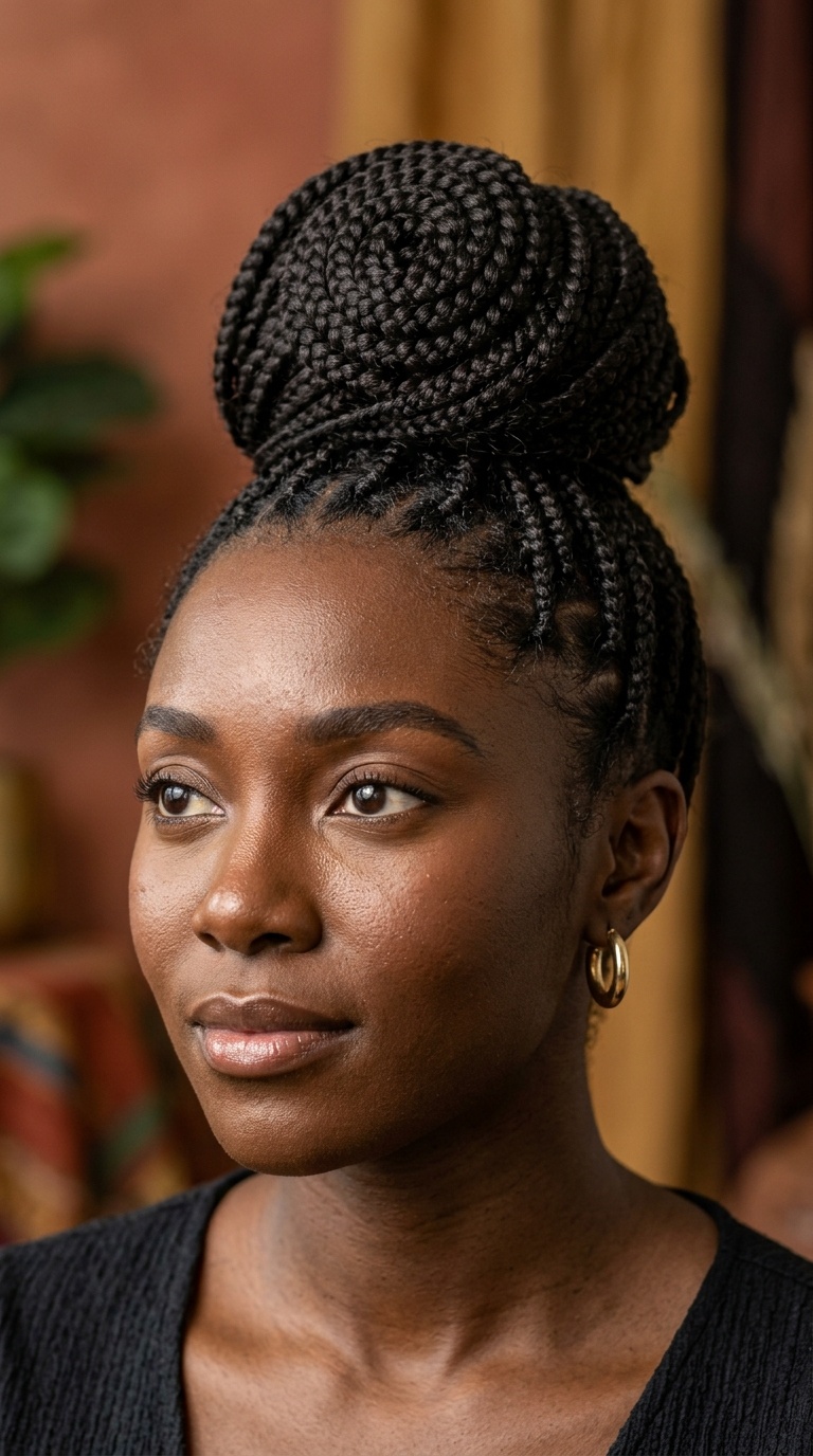 Spiral Sculpted High Bun
