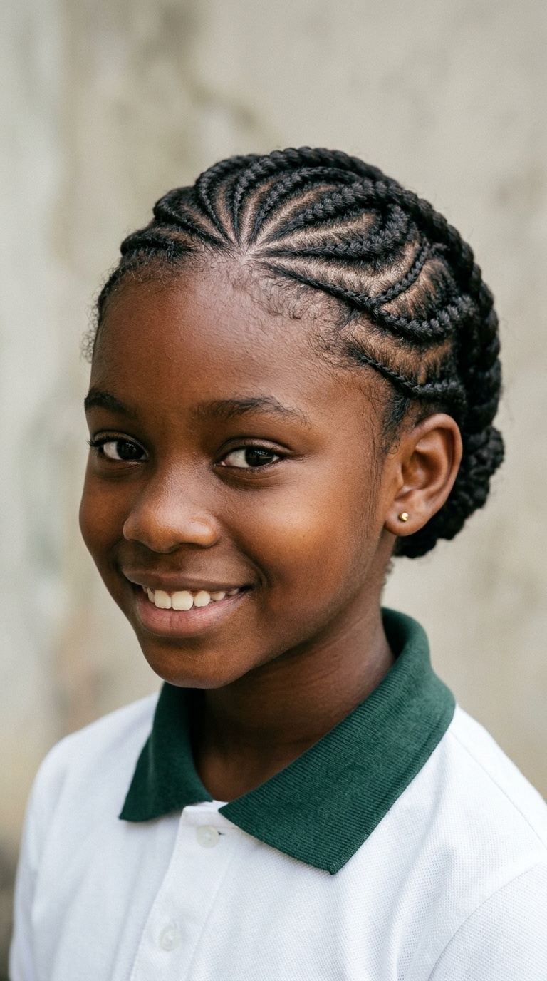 Spiral Vortex Cornrows