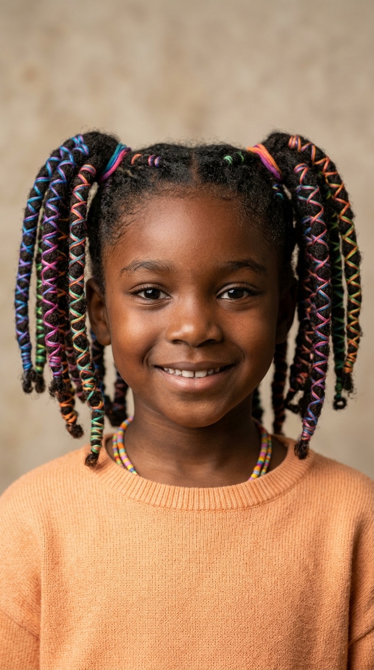 Spiral Wrapped Pigtails