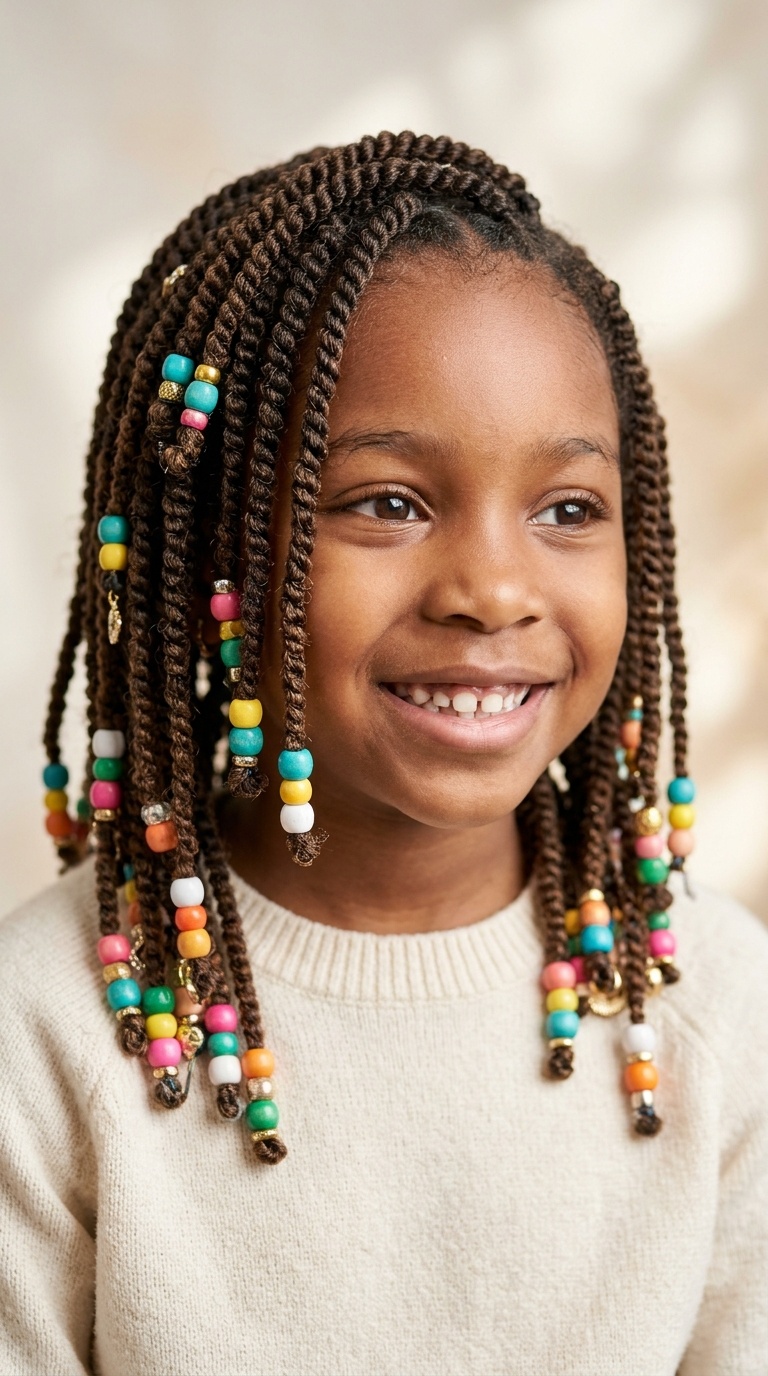 Spring Twists with Beads