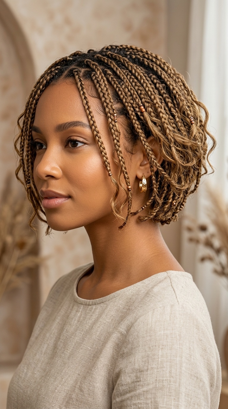 Stacked Back Boho Bob