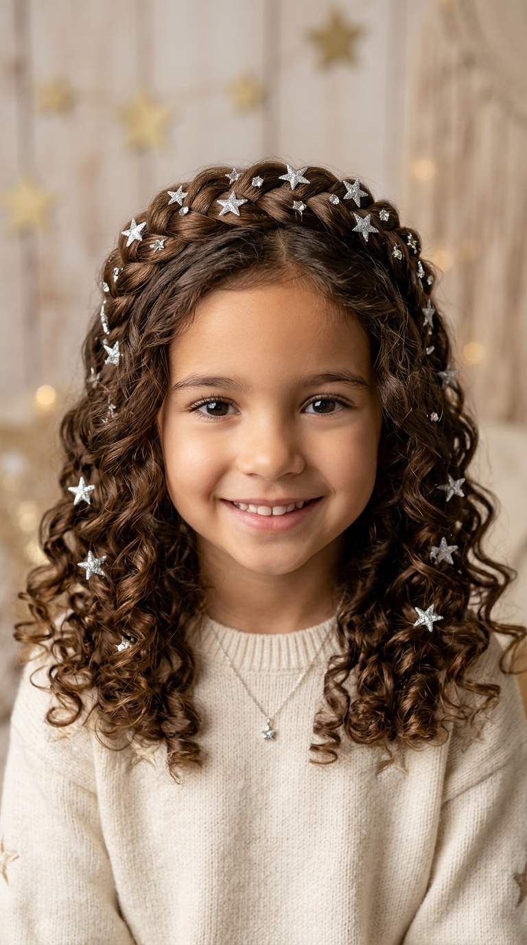Star Crown with Loose Curls