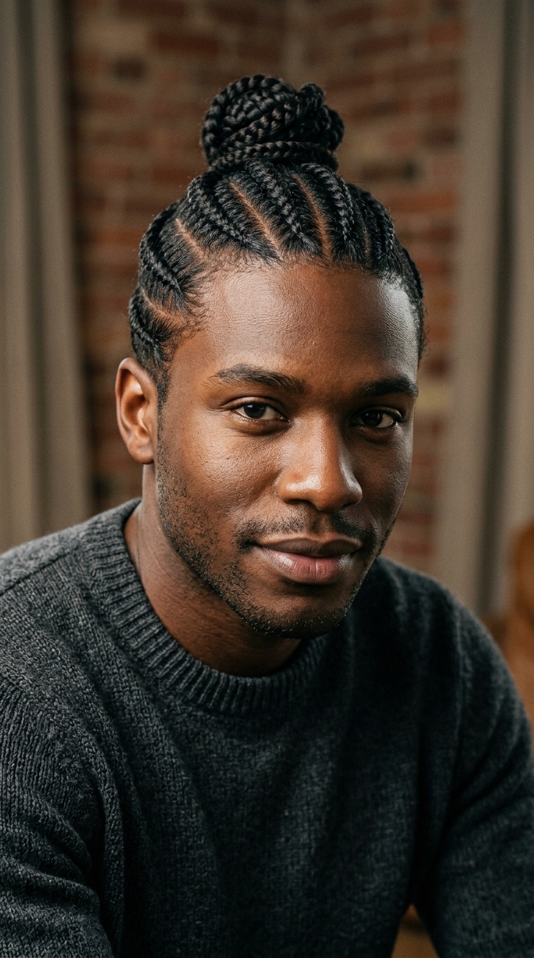 Straight-Backs with a Man Bun