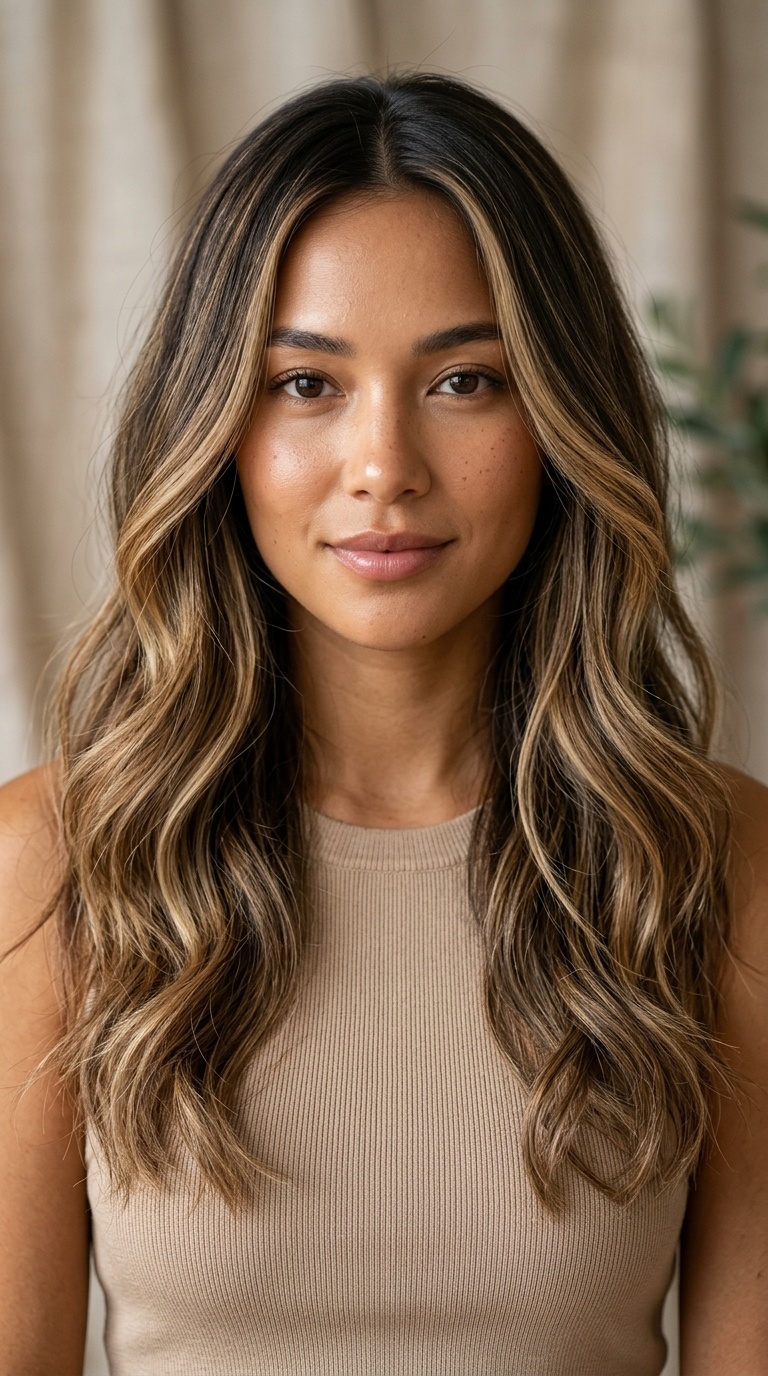 Subtle Balayage Waves