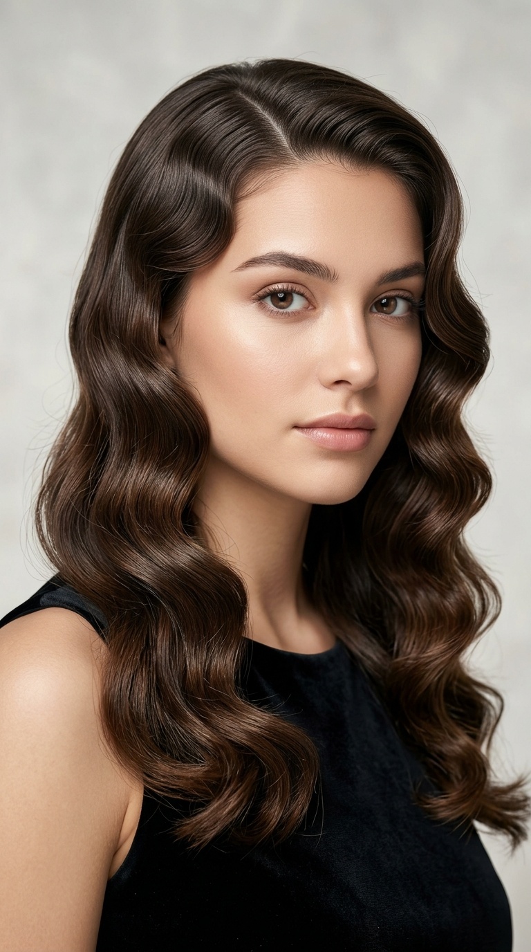 Subtle Retro Finger Waves