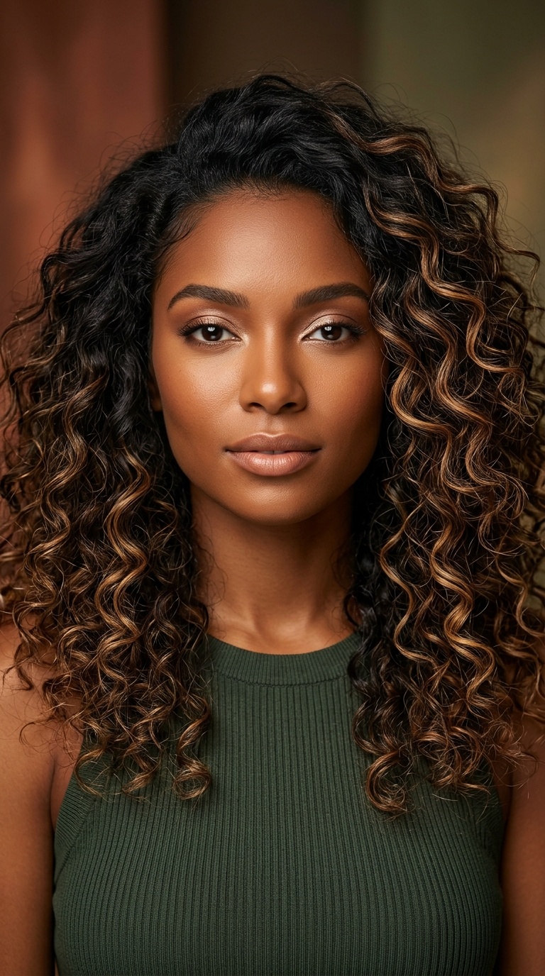 Sun-Kissed Caramel Balayage