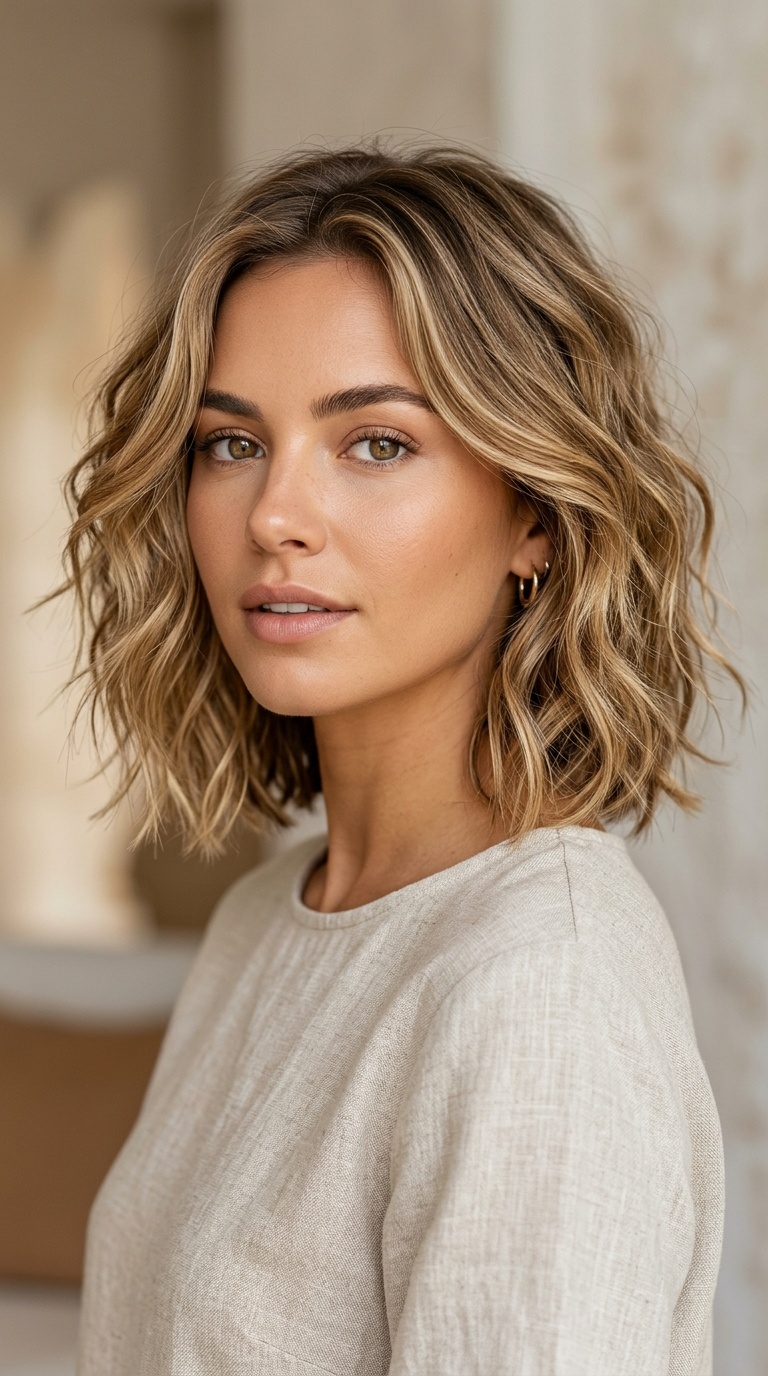 Sun-Kissed Choppy Waves