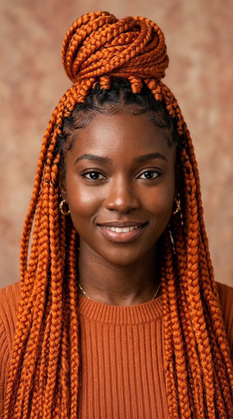 Sunset Carrot Jumbo Braids