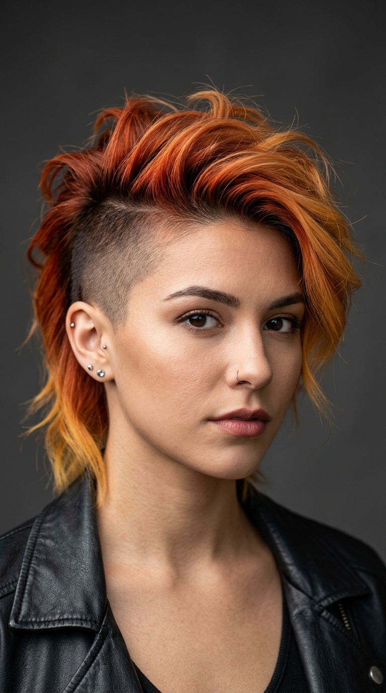 Sunset Gradient Side Shave
